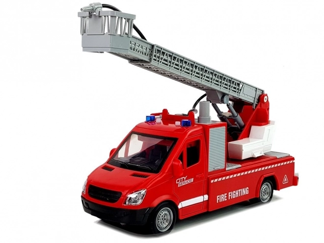 Brandbil med friktionsdrev 1:16