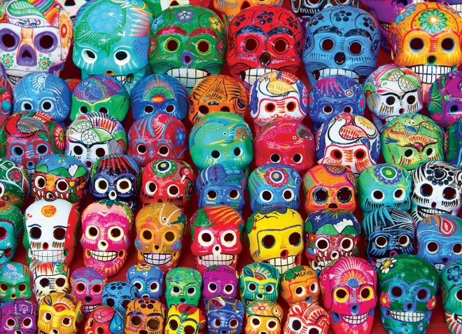 Eurographics puslespil Traditionelle mexicanske kranier 1000 brikker