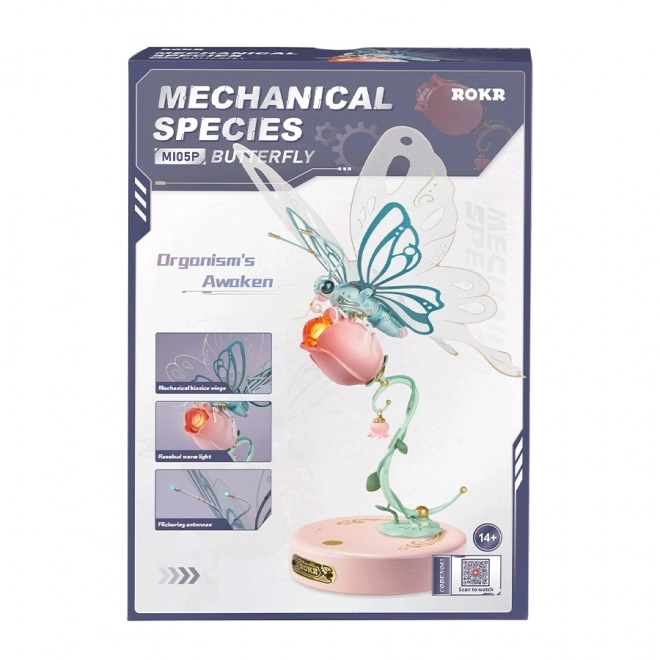 Mekanisk 3D dekoration sommerfugl