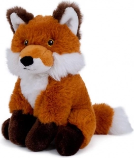 Plysbamse ræv siddende 17 cm