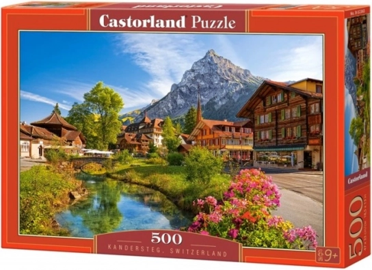 Puslespil 500 brikker Kandersteg, Schweiz