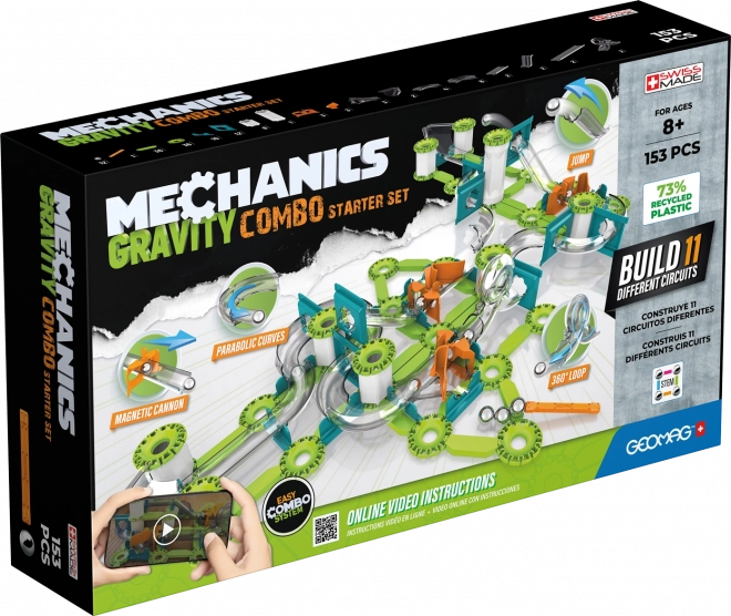 Geomag Mechanics Starter Set 153 stykker