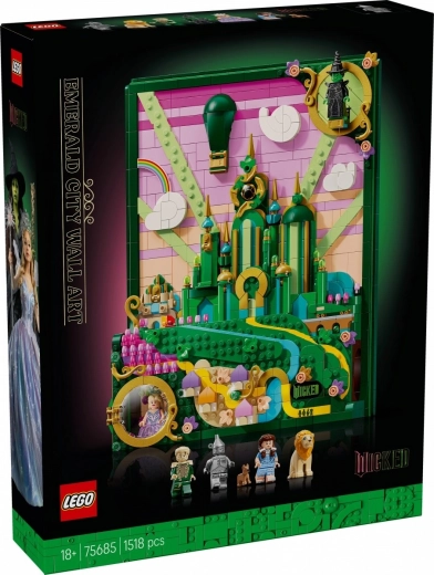 LEGO Wicked Billede Emerald City – vægbygge­sæt til voksne