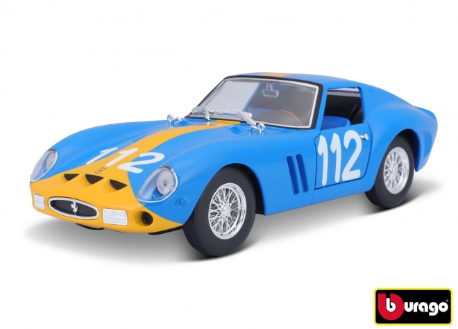 Bburago Ferrari racer model byggesæt GTO 250 i blå farve