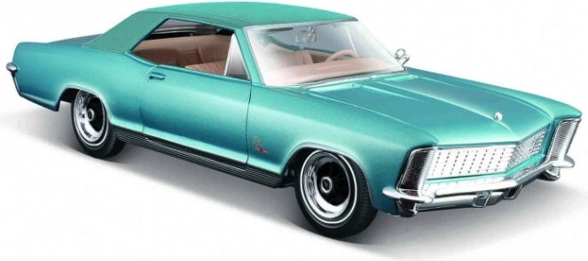 Model Buick Riviera 1965 blå 1/24