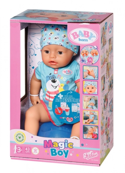 BABY born med magisk sut, dreng, 43 cm