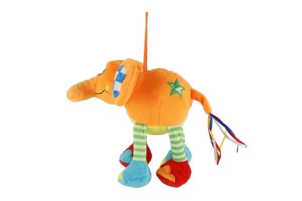 Plys elefant i farver