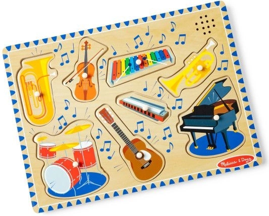 Lyd puslespil - Musikinstrumenter
