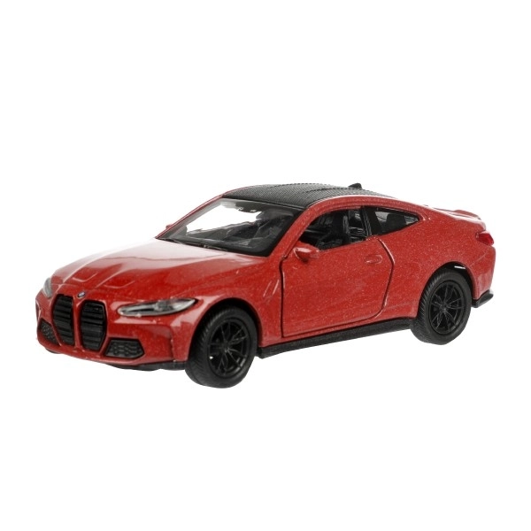 Auto Welly BMW M4 metal/plast 12cm 4 farver med rekyltræk