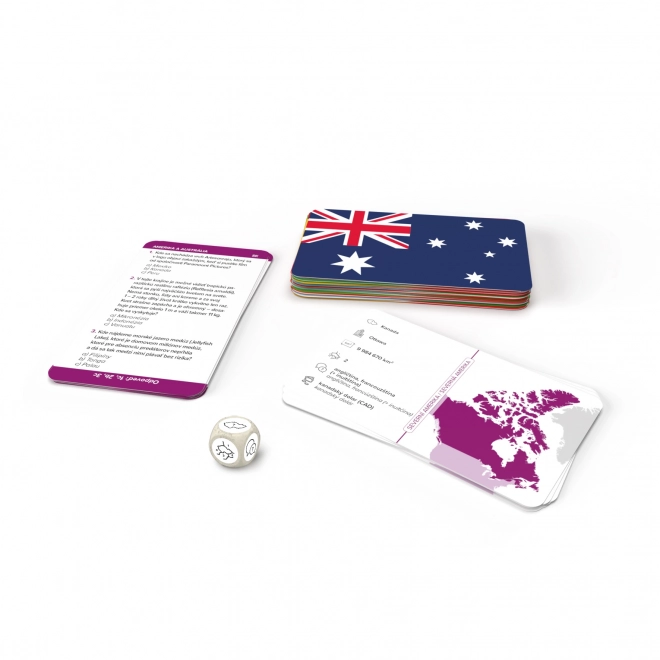 Dino Rejsespil Gæt flag - Amerika og Australien