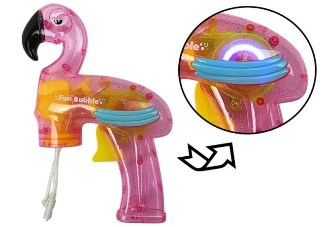 Kreativt design i form af en flamingo