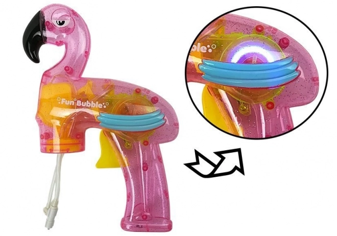Flamingo boblepistol lyserød