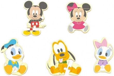 Puslespil Mickey - Trælegetøj til børn