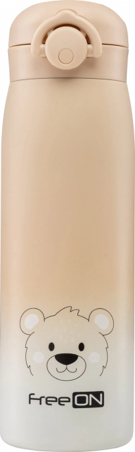 Rustfri Termoflaske FreeON Beige 480 ml