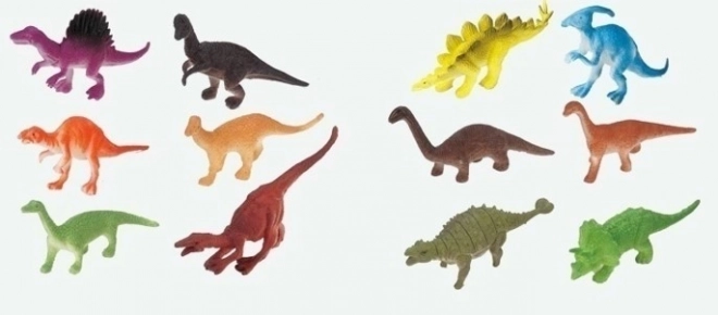 Dyrefigurer dinosaurer 6 stk sæt 10 cm