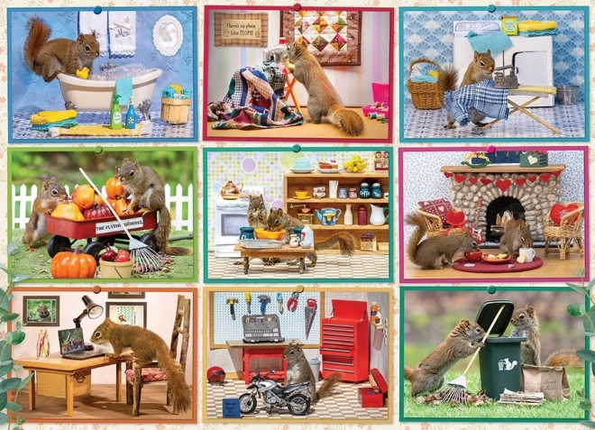 Puzzle Egern derhjemme COBBLE HILL 1000 brikker