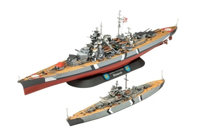 Gavesæt Revell Legendariske Bismarck 1/700