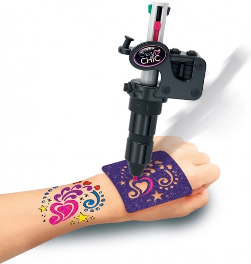 Tegning og spray gennem skabeloner