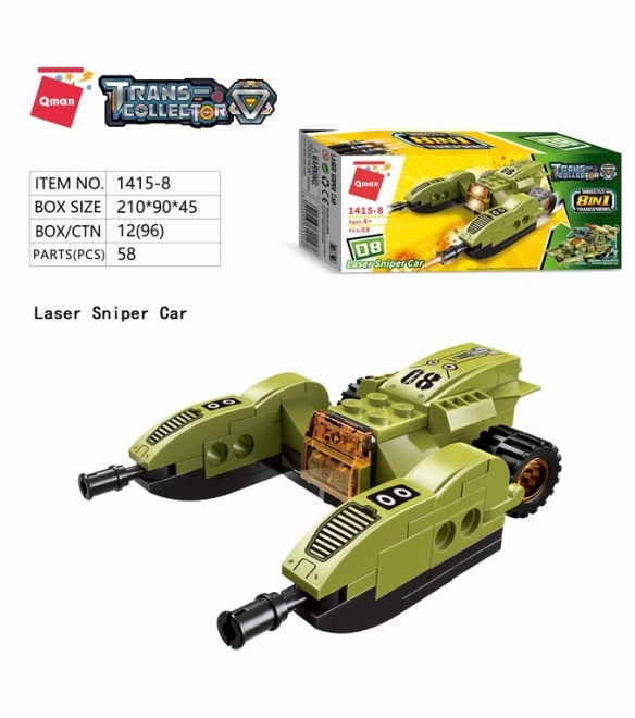 Qman Thunder Expedition Kampbil 1415 sæt 8v1