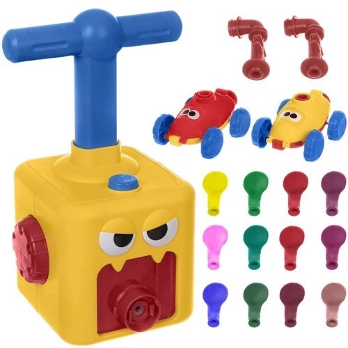 Bil og oppustelige balloner