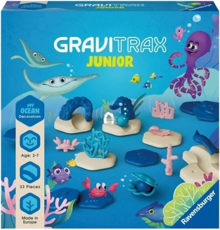 Ravensburger GraviTrax Junior Ocean – udvidelsessæt til kuglebane