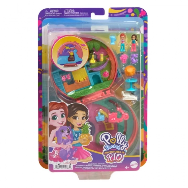 Polly Pocket Scooter Eventyr - Kompakt Legesæt