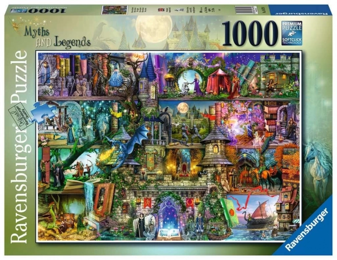 Ravensburger puslespil Myter og Legender 1000 brikker
