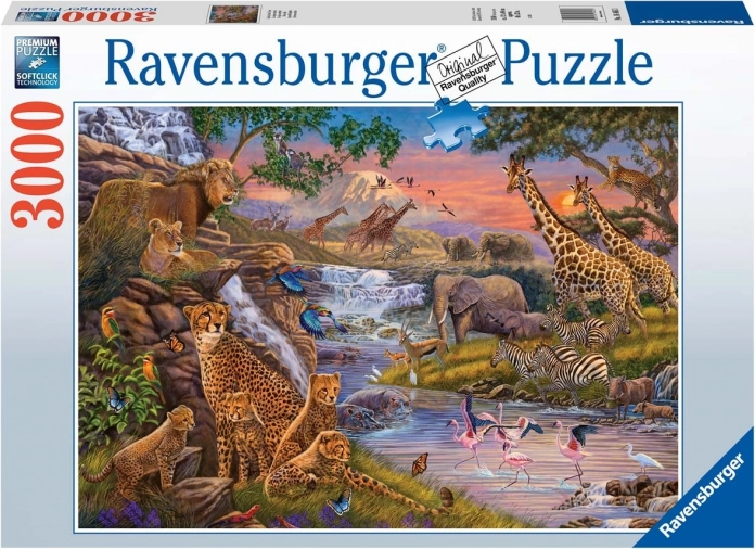Ravensburger puslespil Animal Kingdom 3000 brikker
