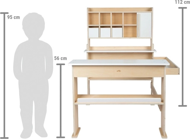 Generøs opbevaringsplads