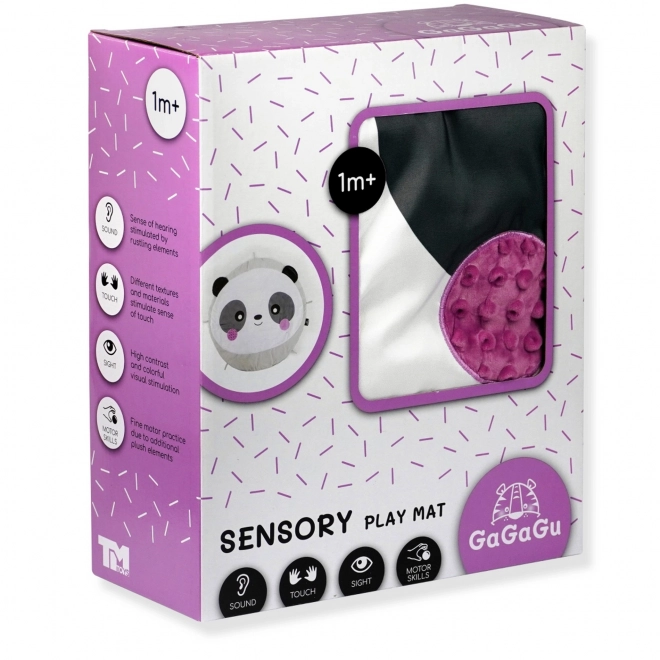 Sensorisk kontrast spillemåtte - panda