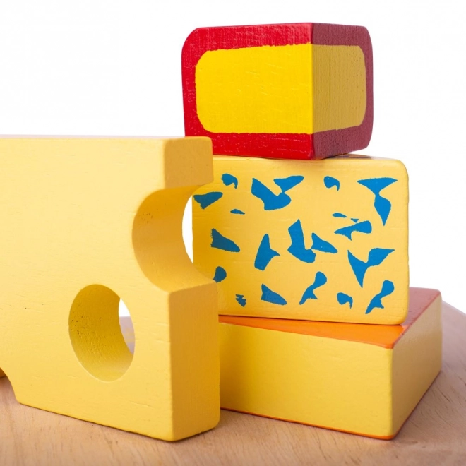 Bigjigs Toys træ ostesæt på bræt