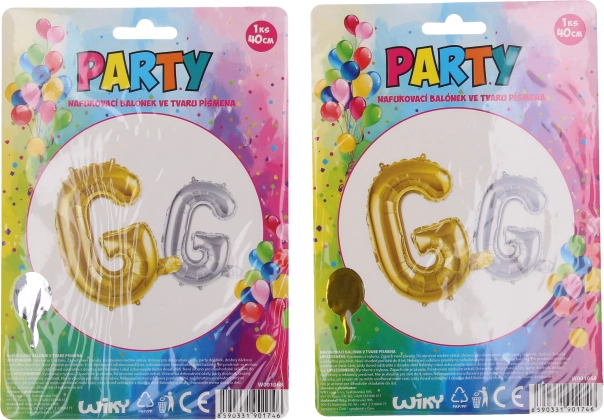 Oppustelig ballon bogstav G