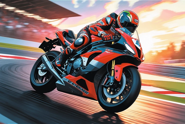 Trefl puslespil Hurtig Motorcyklist 100 brikker