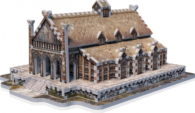 WREBBIT 3D puslespil Ringenes Herre: Den Gyldne Sal Edoras