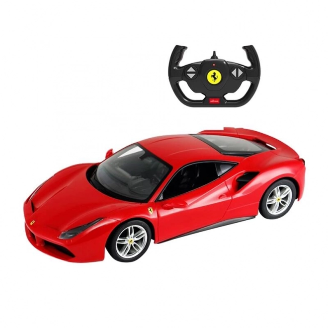 RC bil med fjernbetjening Ferrari 488 GTB rød