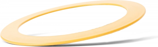jongleringsringe i bioplast til begyndere, diameter 24 cm (sæt med 3 stk.)