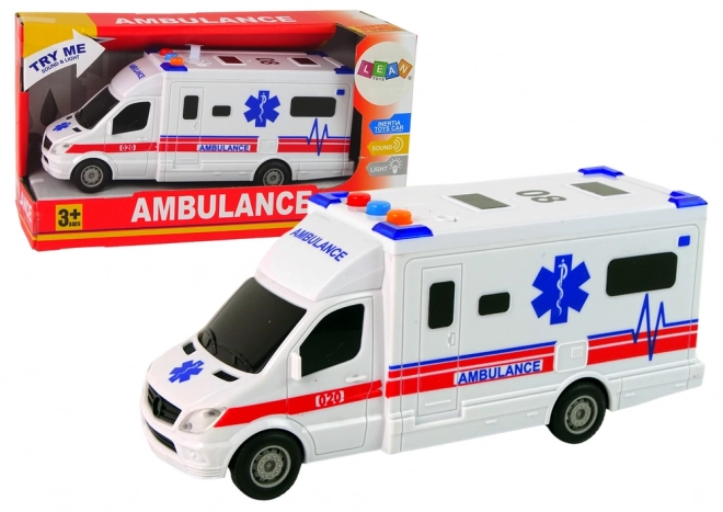 Batteridrevet Ambulance Lys Lyd Hvid Drivkraft