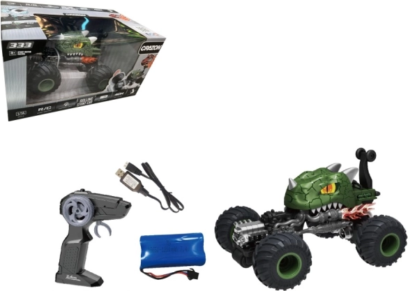 RC stuntbil grøn 1:16
