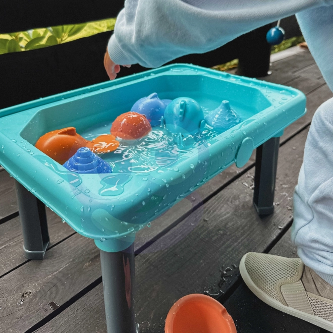 Woopie legebord 3i1 med vand, sandkasse og fiskeri 6 stk