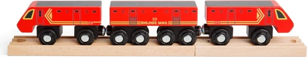 Bigjigs Rail træ-posttog
