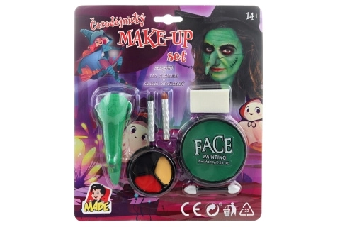 Halloween-tilbehør - hekse-næse og make-up