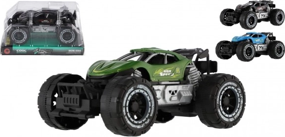 Offroad-bil med friktionsmotor 10 × 16 cm, plast, 3 farver