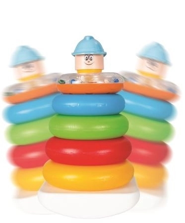 Sammenfoldelig pyramide med figur