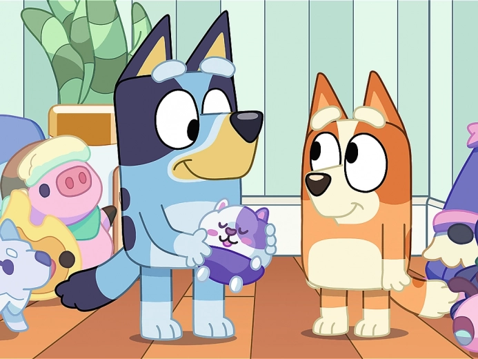 Trefl-puslespil med Bluey-motiv, 30 brikker
