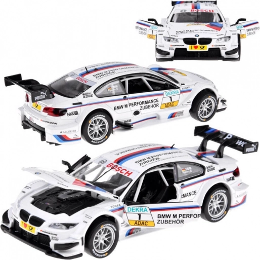 Metalmodel BMW M3 DTM 1:32 med lyd og lys