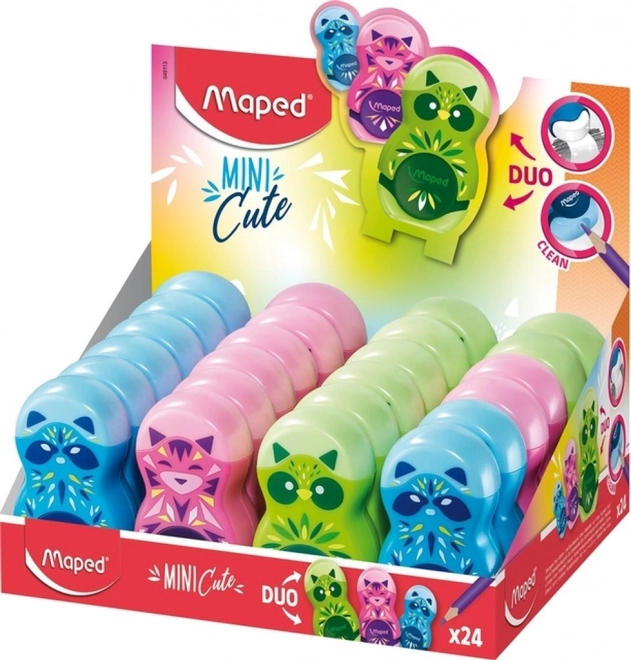 MAPED Blyantspidser med viskelæder Loopy Mini Cute 1stk (mix)