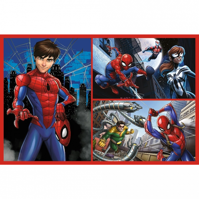 Puslespil 2x70 - Edderkoppehistorier Disney Marvel Spiderman