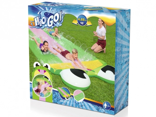 Bestway tredobbelt vandrutsjebane H2O GO! 488 cm frø