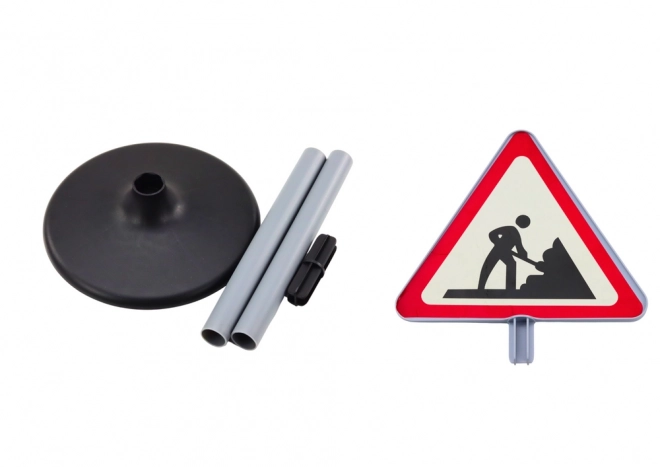 Stor advarselstavle 70 cm - 1 stk