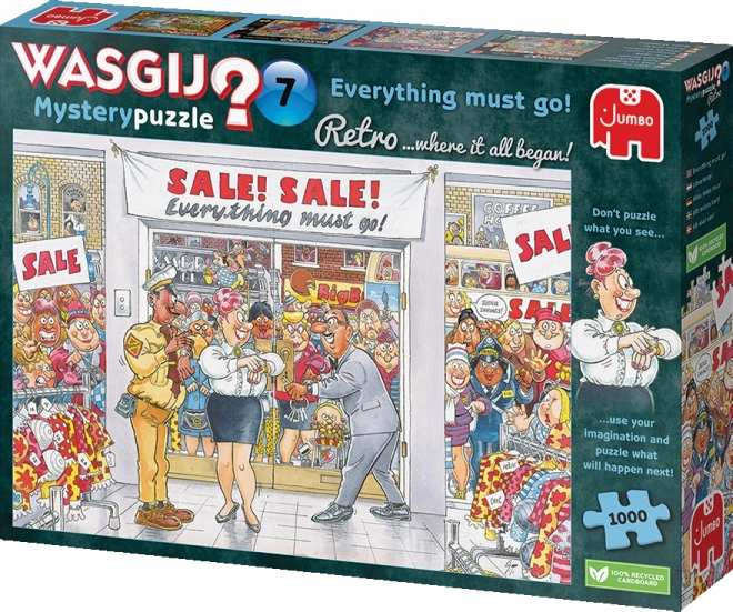 Puzzle Wasgij Mystery 7: Alt skal væk! 1000 brikker